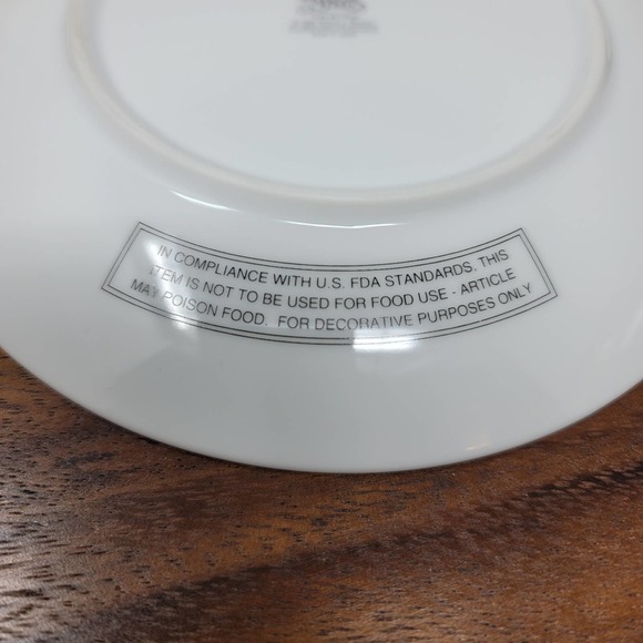 Precious Moments Vintage Blessed Are The Peace Makers Plate - Picture 5 of 5